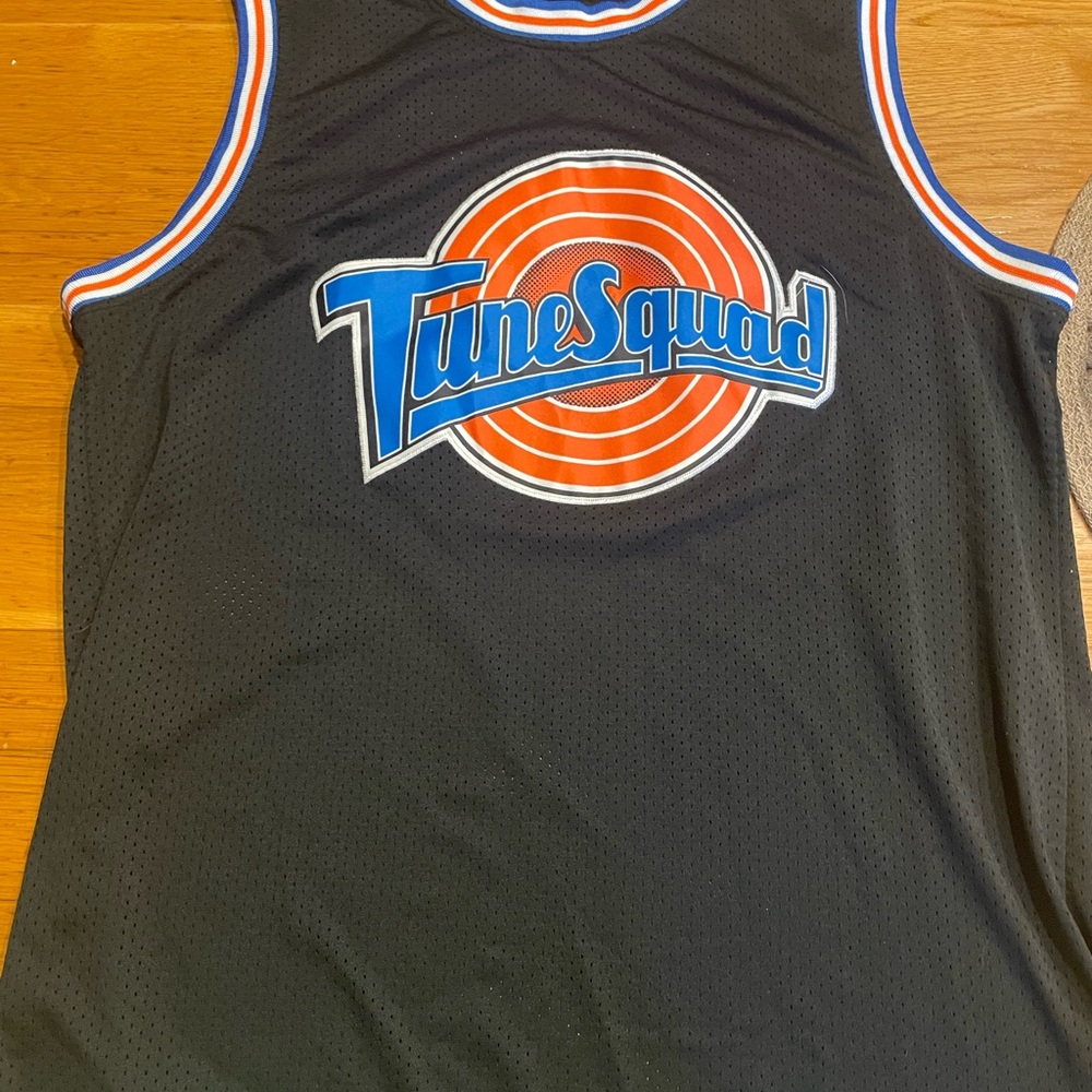 Tune Squad D.Duck #2 Black Basketball Jersey